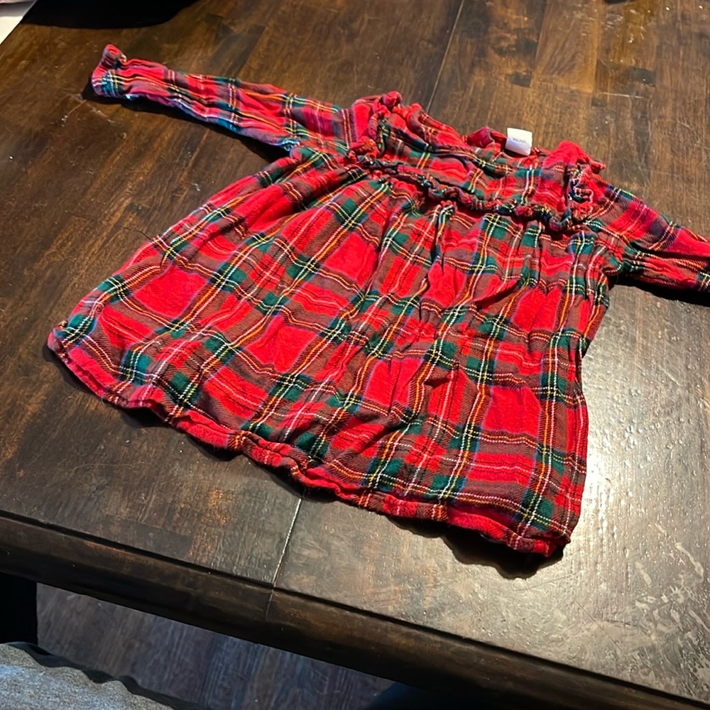 Old navy Christmas plaid dress